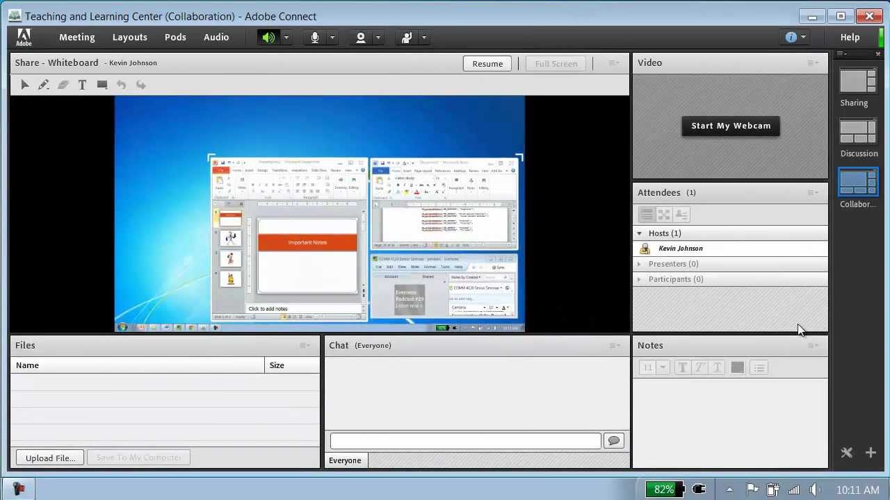 adobe connect oberfläche